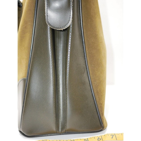 VTG Original Sarne Japan Tall Travel Tote Handbag Shoulder Bag with Lock and Key - Picture 5 of 16